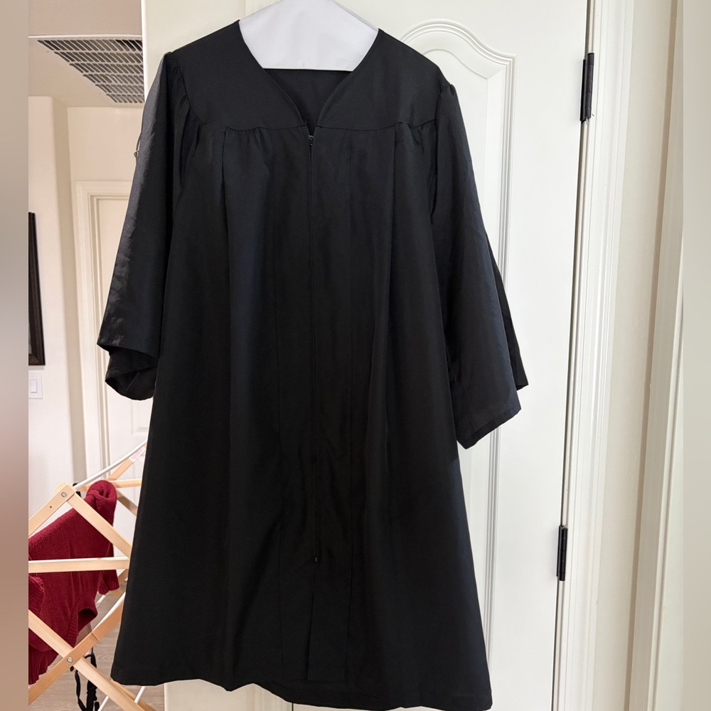 Classic Black Graduation Gown
